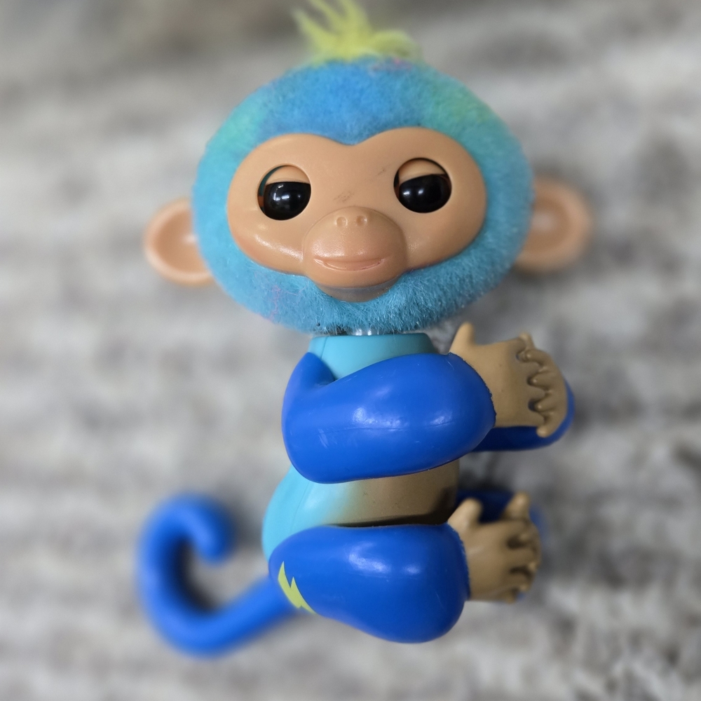 Adorable Blue Plush Monkey Toy